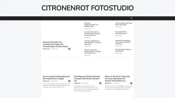 Website Screenshot: Atelier Gabriela citronenrot - Home - CITRONENROT Fotostudio - Date: 2023-06-22 15:11:09