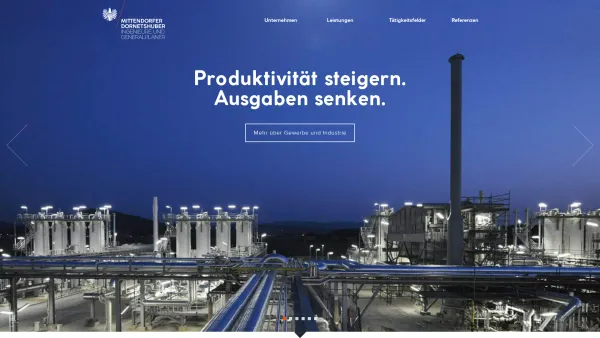 Website Screenshot: Mittendorfer Dornetshuber Ziviltechniker GmbH - Ziviltechniker & Bautechniker in Oberösterreich (OÖ) - MITTENDORFER+DORNETSHUBER - Date: 2023-06-22 12:13:19