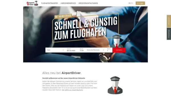 Website Screenshot: C. K. Mietwagen Gesellschaft default - Airport Driver – Ihr verläßlicher Partner für Transfers vom und zum Flughafen. - Date: 2023-06-23 11:58:31