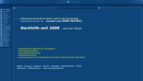 Website Screenshot: Nachhilfe Kirchbichl - Ing.Harald Bichler - Die erfolgreiche Nachhilfe - Date: 2023-06-22 12:13:18