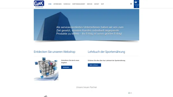 Website Screenshot: CLAX.europe - Clax - Home - Date: 2023-06-22 12:13:18