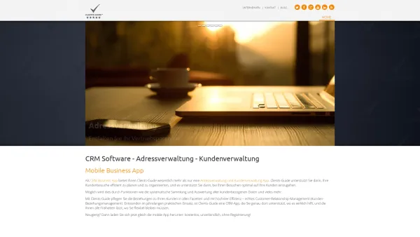 Website Screenshot: Clients-Guide - CRM Software und App | Kunden- und Adressverwaltung - Clients-Guide - Date: 2023-06-22 12:13:19