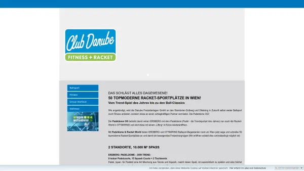 Website Screenshot: Club Danube - Willkommen! - Club Danube - Date: 2023-06-22 12:13:19