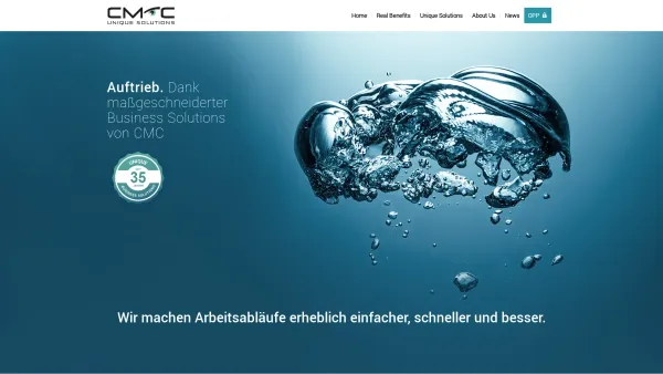Website Screenshot: CMC-Solutions - Business Solutions von CMC - ERP Lösungen, Business Software - Date: 2023-06-15 16:02:34