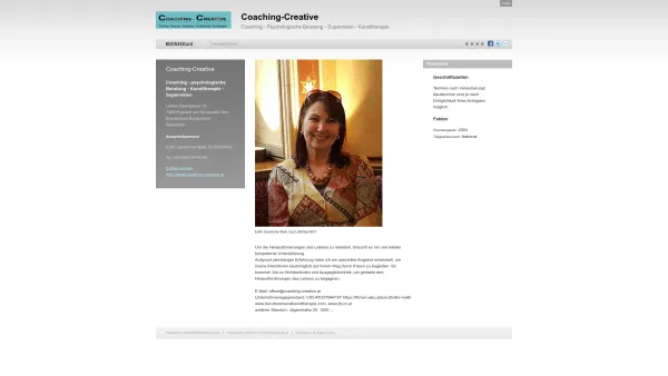 Website Screenshot: Coaching-Creative 
Edith Sandhofer-Malli - Coaching-Creative - 7083 Purbach am Neusiedler See - Berufsberatung, Coaching, Erwachsenenbildung, Kunsttherapie - Date: 2023-06-22 15:00:14