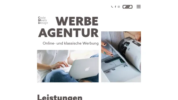 Website Screenshot: Code Meets Design GmbH - CMD - Code Meets Design - Date: 2023-06-26 10:26:11