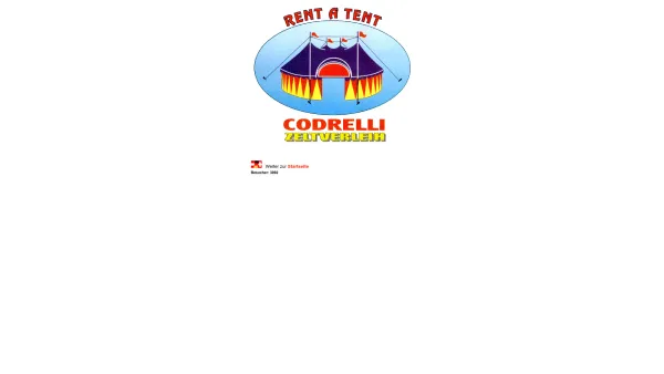 Website Screenshot: Codrelli Zeltverleih - Codrelli - Zirkuszelte Circuszelte Zirkuszeltverleih Circuszeltverleih Zeltverleih - Date: 2023-06-22 15:00:14
