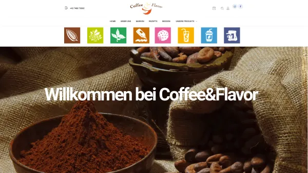 Website Screenshot: Coffee & Flavour - Home - Date: 2023-06-22 15:00:14