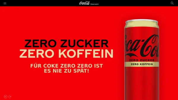 Website Screenshot: CCB Management Services GmbH Co Coca Cola Österreich - Coca-Cola - Date: 2023-06-22 15:00:14
