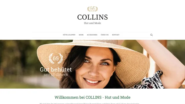 Website Screenshot: COLLINS-HATS - COLLINS – Hut und Mode - Date: 2023-06-15 16:02:34