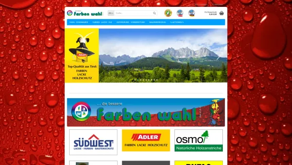 Website Screenshot: Farben Grim - Ihr Spezialist für Farben, Lacke und Holzschutz - Date: 2023-06-15 16:02:34