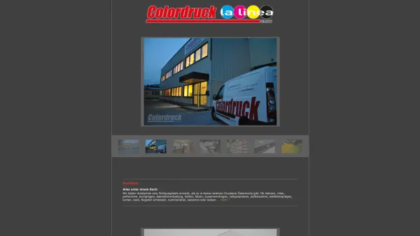Website Screenshot: Colordruck Helminger & Co GesmbH | Offsetdruck. Ihre flexible Druckerei in der Stadt Salzburg - Colordruck La Linea GmbH - Date: 2023-06-22 15:00:14