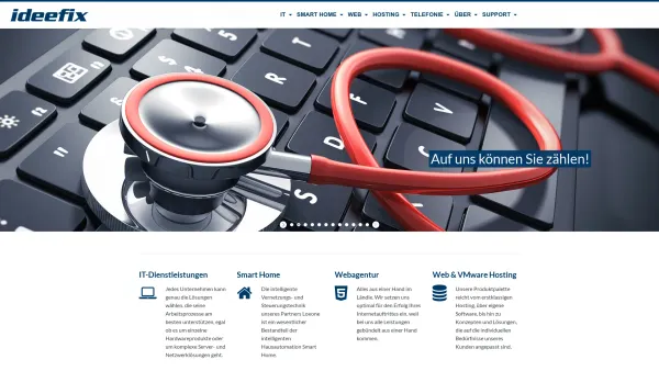 Website Screenshot: competence center rheintal - Home: IDEEFIX System und Softwareentwicklung GmbH - Date: 2023-06-22 12:13:21