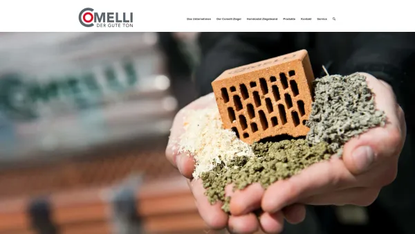 Website Screenshot: HerzlichComelli-Ziegel - Comelli Ziegel – Comelli – Der gute Ton - Date: 2023-06-15 16:02:34