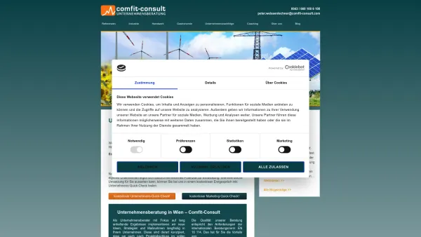 Website Screenshot: Comfit-Consult - Unternehmensberatung Wien ǀ comfit-consult - Date: 2023-06-22 12:13:21