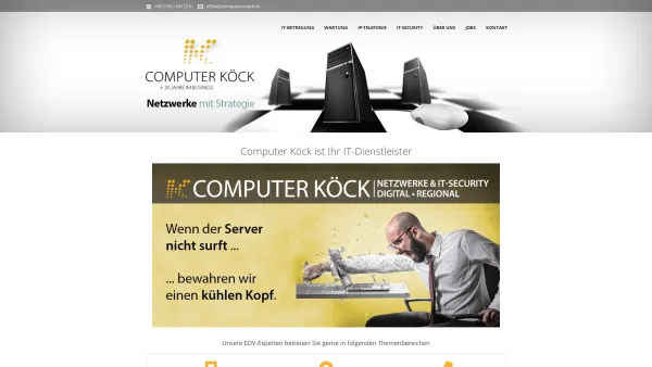 Website Screenshot: Gerald Köck Computer Köck - Computer Köck - EDV Systeme, Netzwerk, IP Telefonie, IT Security - Date: 2023-06-15 16:02:34