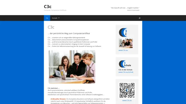 Website Screenshot: Computerschule Wiener Neustadt - C3c | Computer Competence Certificate - Date: 2023-06-14 10:39:18