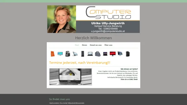 Website Screenshot: Ulrike CS - Termine jederzeit, nach Vereinbarung!!! - computerstudio-jungwirths Webseite! - Date: 2023-06-22 15:11:09