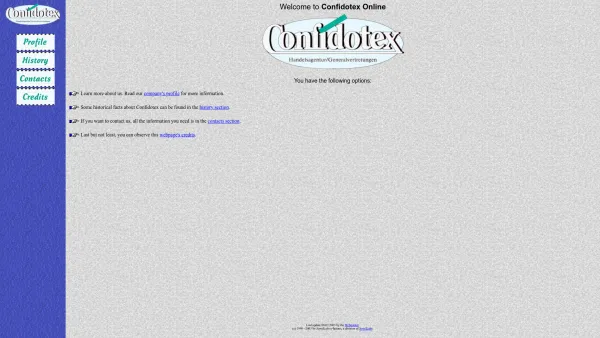 Website Screenshot: Ing. Werner Confidotex Online - Confidotex Online - Date: 2023-06-22 15:10:46