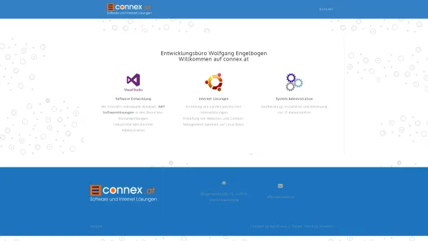Website Screenshot: Connex Software und Internet Entwicklungsbüro Engelbogen - Entwicklungsbüro Wolfgang Engelbogen - Date: 2023-06-22 15:10:46