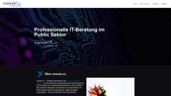 Website Screenshot: Connex.cc DI Hadek GmbH - Startseite - connex.cc - Date: 2023-06-22 15:10:46