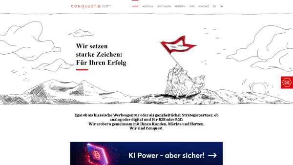 Website Screenshot: CONQUEST Werbeagentur GmbH - Conquest Werbeagentur - Conquest Full-Service Werbeagentur - Date: 2023-06-22 15:10:46
