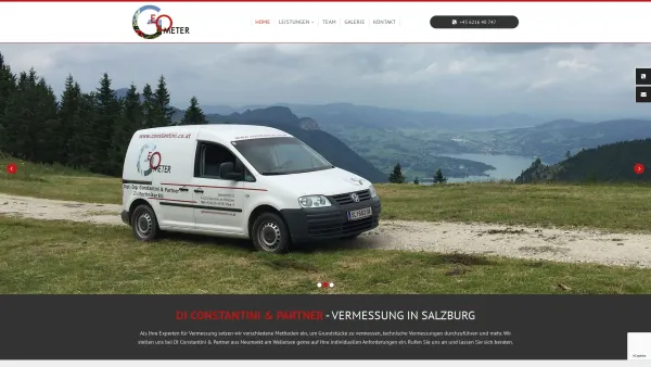 Website Screenshot: Constantini Dipl-Ing Partner Ziviltechniker index - Vermessung in Salzburg | DI Constantini & Partner - Date: 2023-06-22 15:00:14