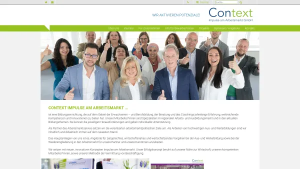 Website Screenshot: context-Impulse am Arbeitsmarkt fw6det - Context - Date: 2023-06-22 15:00:14