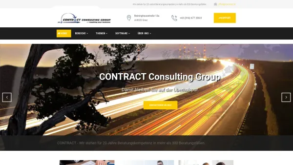 Website Screenshot: CONTRACT Controlling & Business Solutions Angerer KG - CONTRACT Consulting Group – Graz – Wien – Innsbruck – Lustenau – München - Date: 2023-06-22 15:00:14
