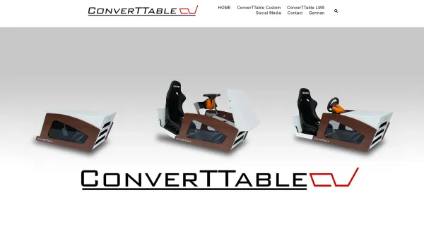 Website Screenshot: ConverTTable - HOME - ConverTTable - Der Design Fahrsimulator - Date: 2023-06-14 10:47:18