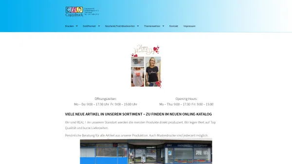 Website Screenshot: C&D Copy und Druck GmbH - Copydruck KG – Ihr Partner mit Erfahrung! - Date: 2023-06-15 16:02:34