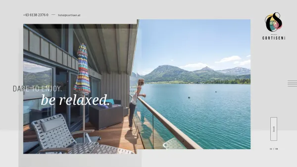 Website Screenshot: Cortisen am See - Hotel Cortisen **** Superior on Lake Wolfgang - Date: 2023-06-22 15:10:45