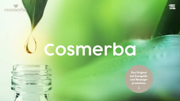 Website Screenshot: Cosmerba GmbH - Cosmerba - Date: 2023-06-22 15:10:45