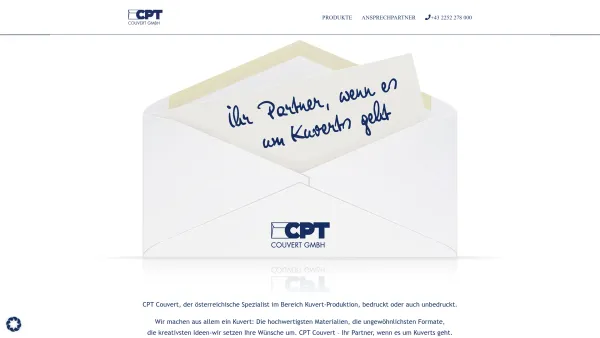 Website Screenshot: CPT Couvert GmbH - CPT Couvert - Date: 2023-06-22 15:15:40