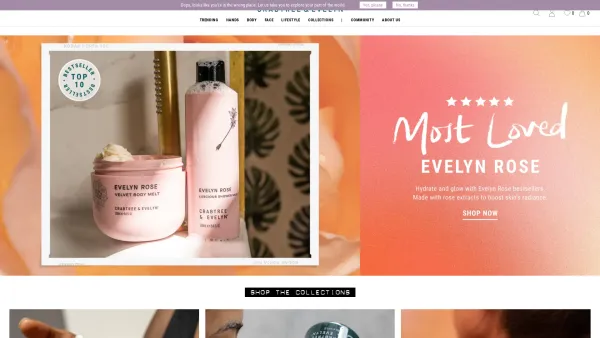 Website Screenshot: Crabtree & Evelyn Stores - Luxury Bath, Body & Hair Care | Crabtree & Evelyn - Date: 2023-06-22 15:15:40