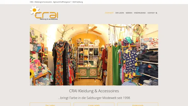 Website Screenshot: Crai Sperl Moden Nachfolge KG - Crai - Kleidung & Accessoires - Salzburg - Date: 2023-06-14 10:39:20
