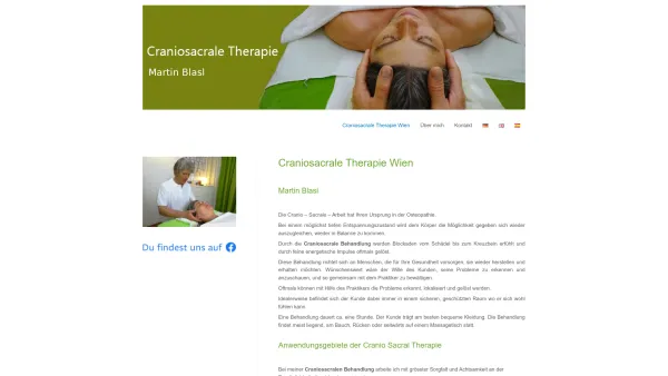 Website Screenshot: Martin Blasl Craniosacral Therapie - Craniosacrale Therapie Wien - Martin Blasl - Date: 2023-06-14 10:46:38