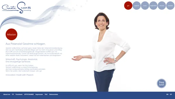 Website Screenshot: Create Success Consulting - Create Success Consulting - Dr. Gabriele Lang - Date: 2023-06-22 15:15:40