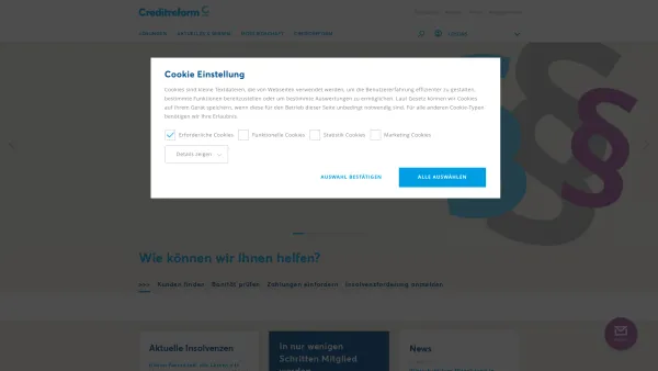 Website Screenshot: Creditreform Wirtschaftsauskunftei Kubicki KG - Marketing Services, Bonitätsprüfung, Inkasso, Insolvenzvertretung | Creditreform - Date: 2023-06-22 15:00:14