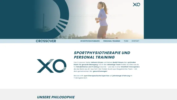 Website Screenshot: Crossover Physiotherapie & Personal Training - Crossover - Physiotherapie & Personal Training - Date: 2023-06-26 10:26:13