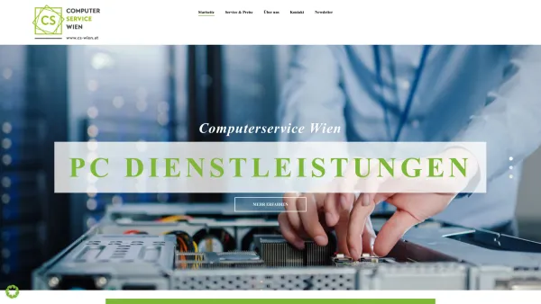 Website Screenshot: Computer Service Wien - Computerservice Wien – Alles rund um die EDV - Date: 2023-06-22 15:00:15