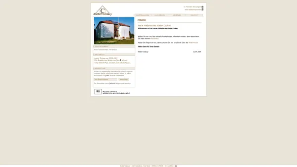 Website Screenshot: Galerien Atelier Csokay - Atelier Csokay - Date: 2023-06-22 15:00:15