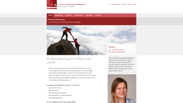 Website Screenshot: Coaching und Trainings-Akademie Mag. Mager - CT-Akademie Wien • Coaching-Ausbildung, Business Coaching - Date: 2023-06-15 16:02:34