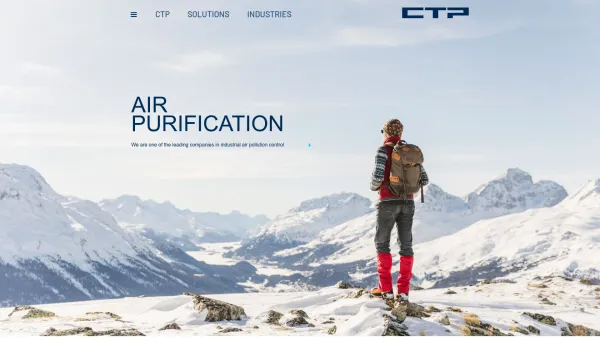 Website Screenshot: CTP Chemisch Thermische Prozesstechnik GmbH - Welcome to CTP Air Pollution Control - Date: 2023-06-22 15:15:40