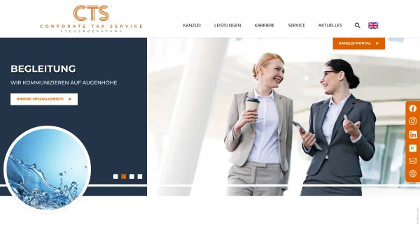 Website Screenshot: CTS - Steuerberater Wien und Stockerau | CTS - Date: 2023-06-22 15:15:40