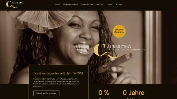 Website Screenshot: Cubaritmo Tanzshow - Cubaritmo: Die Eventagentur mit dem WOW! - Date: 2023-06-14 10:47:18