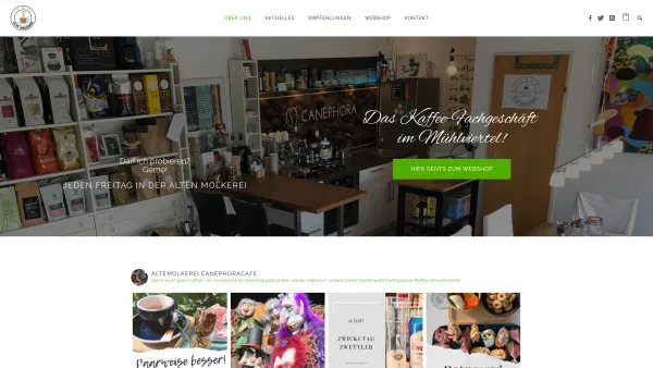 Website Screenshot: ____wastl keg____ - Alte Molkerei – Schwertberg – Furth 30 – Canephora Caffè - Date: 2023-06-22 15:11:09