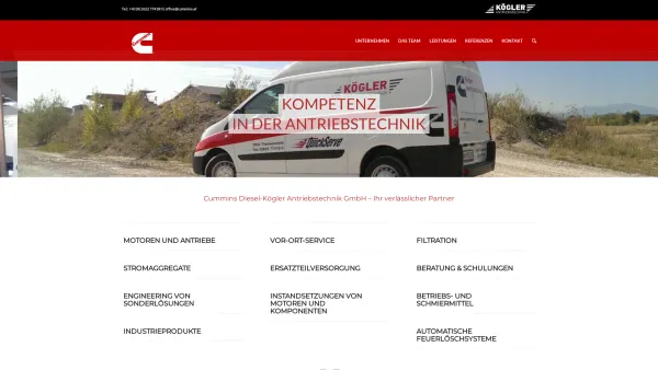 Website Screenshot: Cummins Austria - Cummins | | Diesel Kögler Antriebstechnik - Austria - Date: 2023-06-15 16:02:34