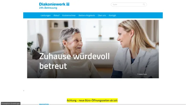 Website Screenshot: CuraBene KG - 24-Stunden-Pflege in Oberösterreich | 24 h-Betreuung - Diakoniewerk - Date: 2023-06-22 15:10:46