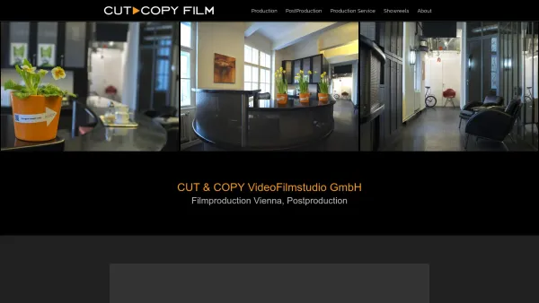 Website Screenshot: CUT COPY - Filmproduction Vienna, Postproduction - CUT&COPY VideoFilmstudio GmbH - Date: 2023-06-22 15:10:46